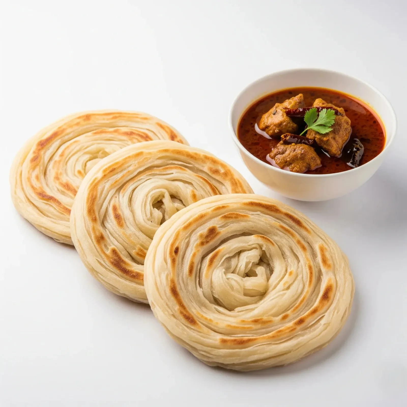 Parotta (3) Chicken Korma